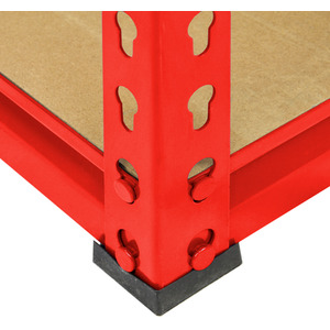 Red Monster Racking Z Rax Extra Strong Steel Shelves - Red by Monster Racking
