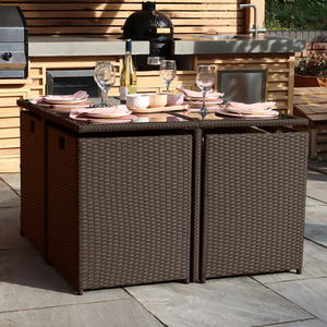 Cannes Cube Dining Set by Royalcraft