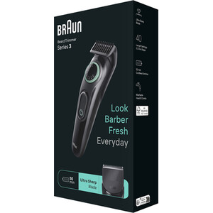 Braun Series 3 Cordless Beard Trimmer - Black by Braun