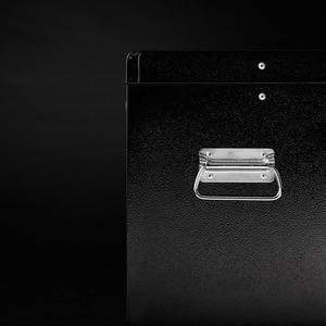 Topchest Tool Box with Two Carry Handles - Black by VonHaus