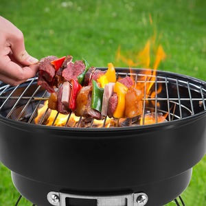 Portable BBQ Grill Small Barbecue - Black