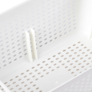 Stackable Plastic Food Box with Draining Basket by Livingandhome