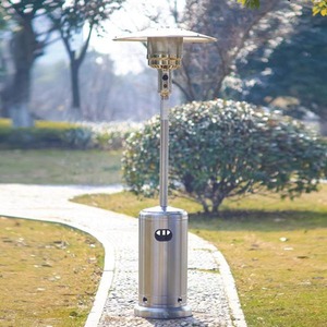 Gas Patio Heater Mushroom Style - Silver