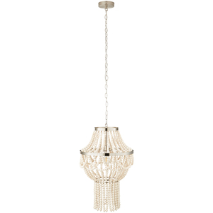 Pilli Beaded Light Chandelier - Natural by Litecraft