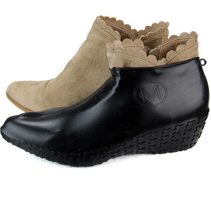 Shoe Covers Reusable Silicone Waterproof Protectors - Black by Actiasgear