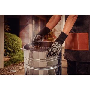 Tramontina 2 Pcs. Barbeque Mitts - Black by Tramontina