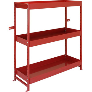 Monster Racking Volcano Metal Van Shelving Unit - Red by Monster Racking