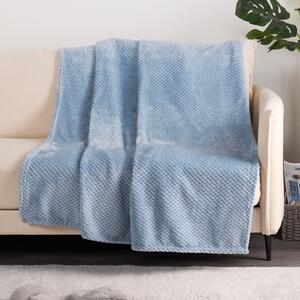 Waffle Honeycomb Mink Throw by Dreamscene