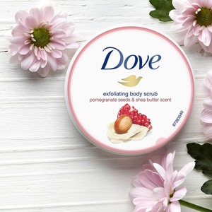 Dove Exfoliating Body Scrub with Pomegranate And Shea Butter Scent 225ml 2 PK - 2x225ml by Dove
