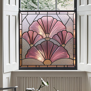 Afragola Art Deco Stained Glass Window Film by Creative Printing Solutions