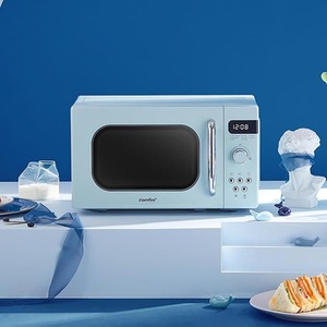 800W 20L Retro Microwave Oven with LED Display by Comfee