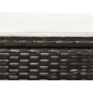 Outsunny Single PE Rattan Sun Lounger with Adjustable Back - Grey by Outsunny