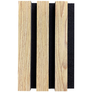 Matteo Acoustic Slat Wall Panels - White Oak Natural / 1 by Matteo