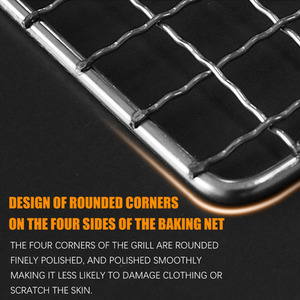 Galvanized Metal BBQ Grill Mesh by Livingandhome