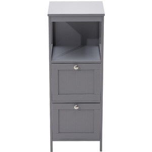 Compact Wooden Bathroom Cabinet with Drawers by Livingandhome