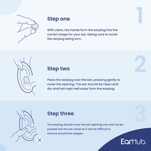 EarHub Sleepwell Soft Premium Silicone Earplugs - White by EarHub