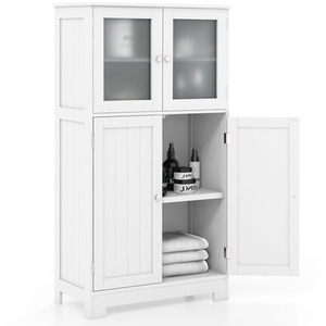 4-Door Bathroom Floor Cabinet by GAINOOM
