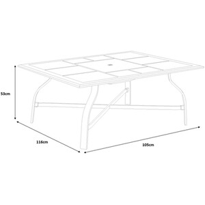 Monte Carlo Tile Firepit Table by Malay