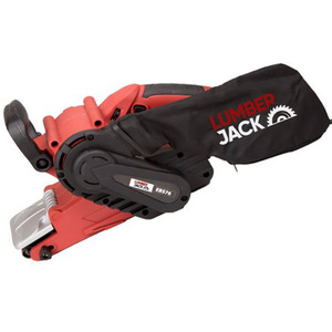 3 Inch Electric Belt Sander - Red by Lumberjack