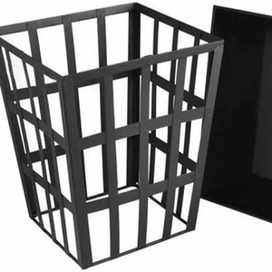 Fire Pit Log Patio Garden Heater - Black