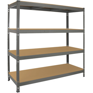 Grye Monster Racking Q Rax Heavy Duty Storage Shelving - Grey by Monster Racking