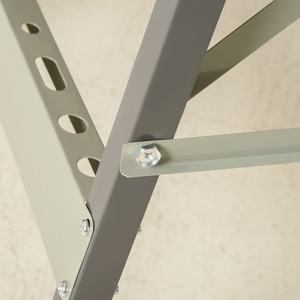 DURHAND 4-in-1 Work Bench Saw Horse Clamp Table - Grey, Natural by DURHAND