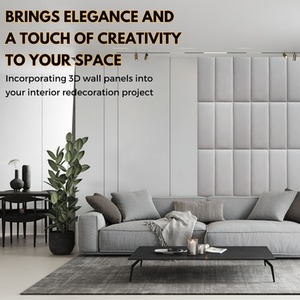 Velvet Wall Panels 4 Pack with Adhesive - Anti-Collision Wall Mounted Headboards - Grey by NOVECRAFTO