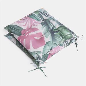 Tropical Outdoor Garden Seat Pads - Green by OHS