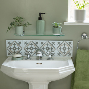 Nadia Natural Self-Adhesive Wall Tiles (6 Tiles) - Natural by d-c-fix