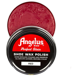 Perfect Stain Wax Shoe Polish 60ml - Red by Angelus