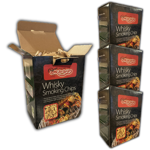 Whisky Smoking Wood Chips - Brown / 4 by Bar-Be-Quick