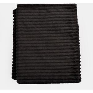 Ribbed Faux Fur Throw by OHS
