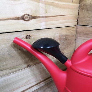 5L Ward Garden Watering Can with Rose - Red - Red by Samuel Alexander