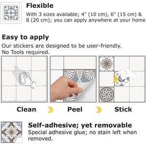 Walplus Wall Tiles Stickers by WALPLUS