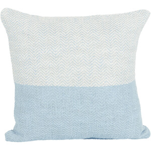 Tofino Herringbone Cushion - Blue