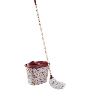 Autumn Pumpkin Cotton Mop - Cream and Brown