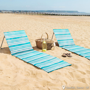 Folding Beach Mat with Adjustable Backrest by Trail