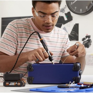 20V Wood and Metal Crafter Soldering Kit - Black by WORX