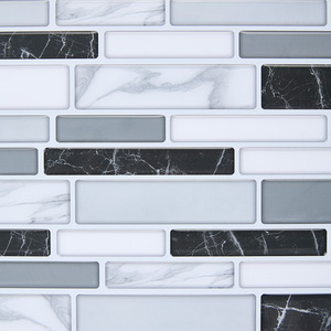 10Pcs Marble Effect Tile Stickers by Livingandhome