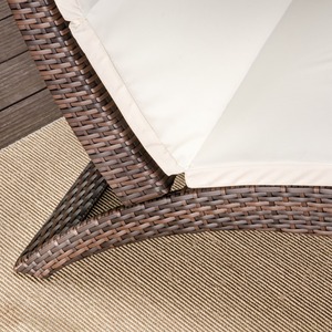 Outsunny Sun Lounger Rattan Hommock by Outsunny