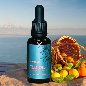CBD Oil Orange and Lemon - Orange by Voyager