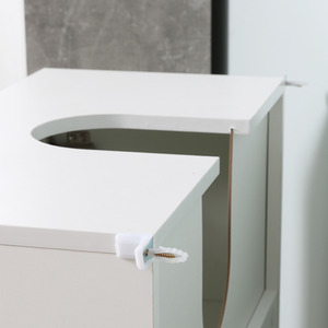 Kleankin Under Sink Cabinet - White by Kleankin