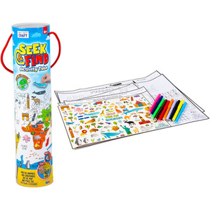 Project Craft Seek and Find World Map Activity Tube