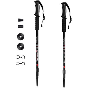 Adjustable Hiking Trekking Pole - Black by Costway