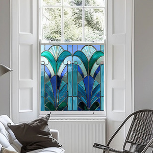 Acerenza Art Deco Stained Glass Window Film by Creative Printing Solutions