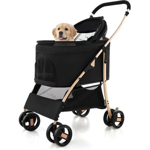 Foldable Pet Stroller by Costway