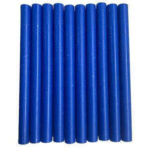 Pack of 10 Royal Blue Wax Sticks - Blue by Syntego