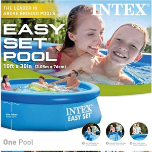 Intex Easy Set Inflatable Swimming Pool - Blue by Intex