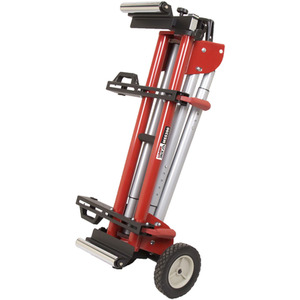 Lumberjack Universal Mitre Saw Stand Folding and Adjustable Legs with Extensions - Red by Lumberjack