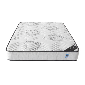 Aurora Pocket Spring Rolled Mattress - White / Double by Living Solutions